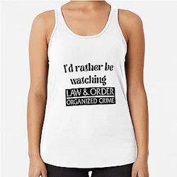 Law & Order Organized Crime t-shirt Racerback Tank Top