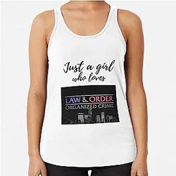 Law and Order Organized Crime Racerback Tank Top