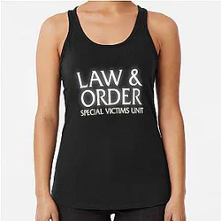 Law and Order   Racerback Tank Top