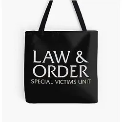 Law and Order SVU All Over Print Tote Bag