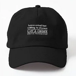 Introverted but willing to discuss Law and order special victims unit Dad Hat