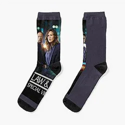 Funny Gift For Law And Order Christmas Holiday Socks