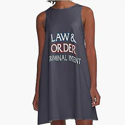 Day Gift For Law And Order Gifts For Movie Fan A-Line Dress