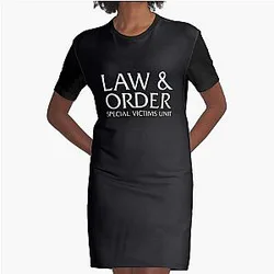 Law and Order SVU Graphic T-Shirt Dress