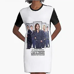 20 Years Strong - Law & Order SVU Graphic T-Shirt Dress