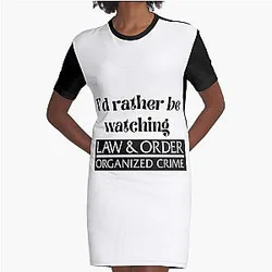 Law & Order Organized Crime t-shirt Graphic T-Shirt Dress