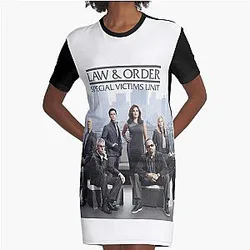 Law & Order SVU Team Graphic T-Shirt Dress