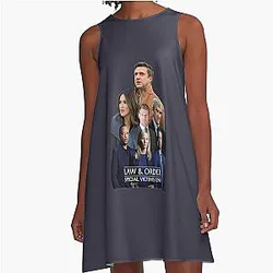 Funny Gift Law And Order Cute Graphic Gifts A-Line Dress
