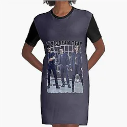 Small Gifts Law And Order Classic Fans Graphic T-Shirt Dress