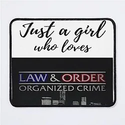 Law and Order Organized Crime Mouse Pad