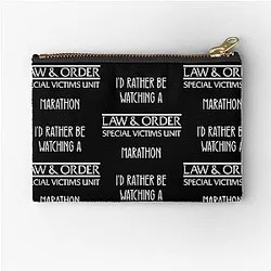 I'd Rather Be Watching a Law & Order SVU Marathon Shirt Zipper Pouch