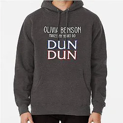 Olivia Benson Makes My Heart Go DUN DUN, Law & Order SVU Design Pullover Hoodie