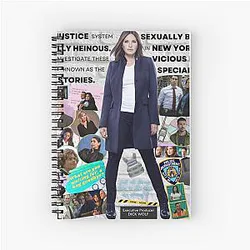 Law & Order SVU Collage Spiral Notebook