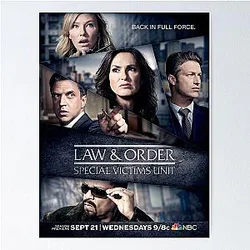 Law & Order Special Victims Unit 1999 Poster Poster