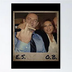 Law and Order Benson and Stabler Poster
