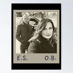 Vintage Law And Order ES And OB Poster