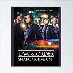 Funny Gift For Law And Order Christmas Holiday Poster
