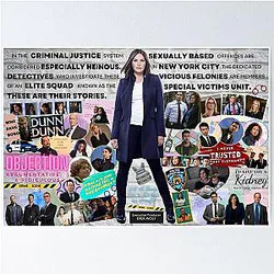 Law & Order SVU Collage Poster