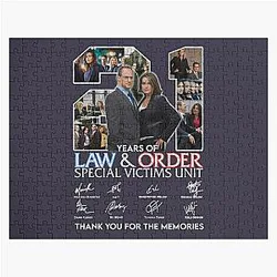 Design 21 Years Of Law and Order Special Victims Unit  Jigsaw Puzzle
