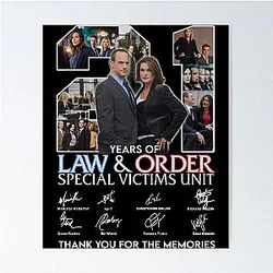 21 Years Of.Law & Order For Fans Poster