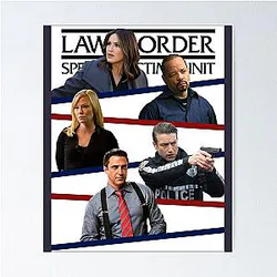 Vintage Retro Law And Order Gifts Movie Fans Poster