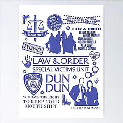 Vintage Law And Order Poster