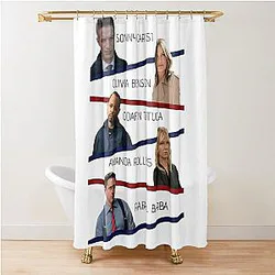 Law & Order SVU Team Shower Curtain