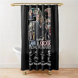 21 Years Of.Law & Order For Fans Shower Curtain