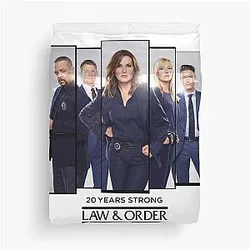 20 Years Strong - Law & Order SVU Duvet Cover
