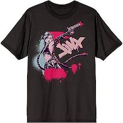 Jinx Front & Back KL2801 League Of Legends T-Shirts