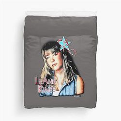 1996 LeAnn Rimes Vintage One Way Ticket Era Blue Album Classic 90-s Duvet Cover