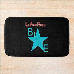 LeAnn Rimes Vintage One Way Ticket Era Blue Album Promo Classic 90s Bath Mat