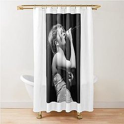 LeAnn Rimes BW Photograph Shower Curtain