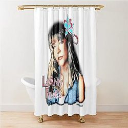 1996 LeAnn Rimes Vintage One Way Ticket Because I Showers Curtain