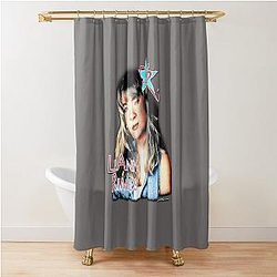 1996 LeAnn Rimes Vintage One Way Ticket Era Blue Album Promo Classic 90s Shower Curtain