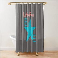 1996 LeAnn Rimes Vintage One Way Ticket Era Blue Album Promo Classic 90s Shower Curtain
