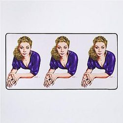 LeAnn Rimes An illustration by Paul Cemmick Desk Mat