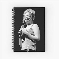 LeAnn Rimes BW Photograph Spiral Notebook