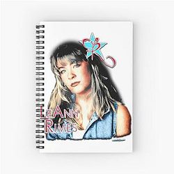 1996 LeAnn Rimes Vintage Ticket Because Spiral Notebook