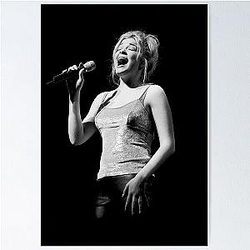 LeAnn Rimes BW Photograph Poster