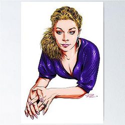 LeAnn Rimes An illustration by Paul Cemmick Poster