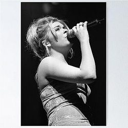 LeAnn Rimes BW Photograph Poster