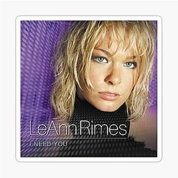 LeAnn Rimes Needs You Sticker