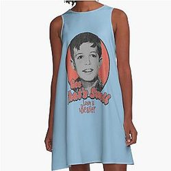 Leave It Beaver A-Line Dress