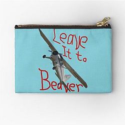 Leave It Beaver Design - DHC 2 Beaver VH SY Zipper Pouch