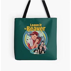 Leave it to Beaver For Fan Over Print Tote Bag