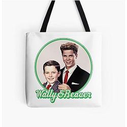 Wally and The Beaver Leave It To Beaver Tote Bag