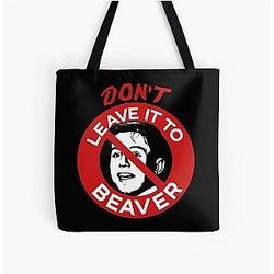 Don't Leave It to Beaver All Over Print Tote Bag