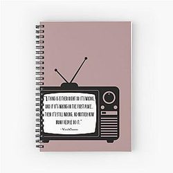 Leave it to Beaver Quote Spiral Notebook