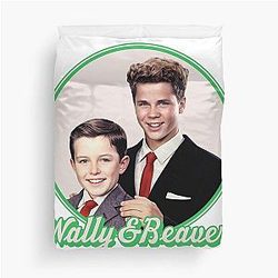 Wally and Beaver Duvet Cover